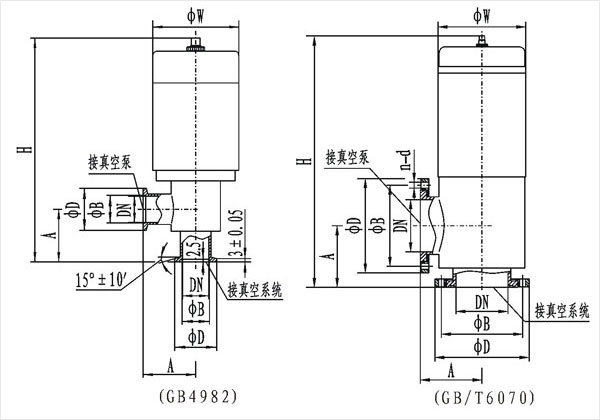 DDC-JQ電磁真空帶充氣閥